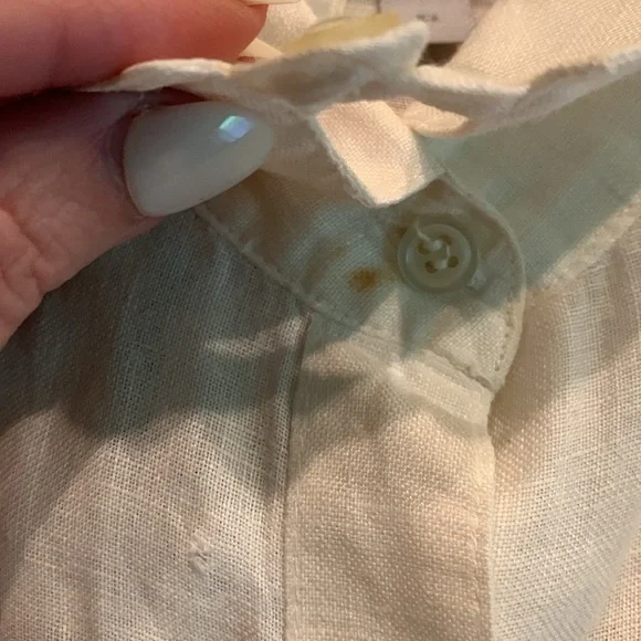 Vintage Giusepp’e linen button down blouse - Picture 8 of 9